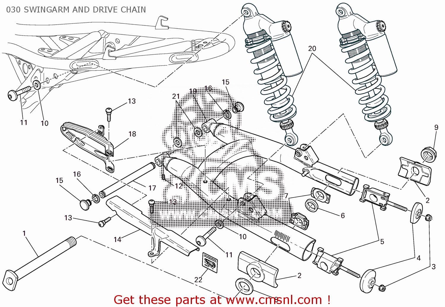 37010742AA Swing Arm Ducati buy the 37010742AA at CMSNL