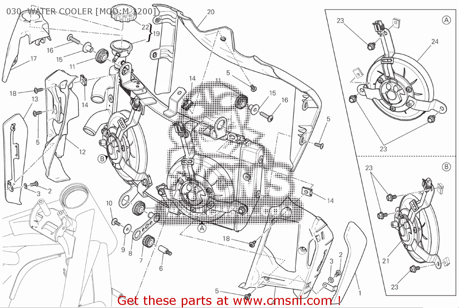 54841025A Water Cooler Assy Ducati buy the 54841025A at CMSNL