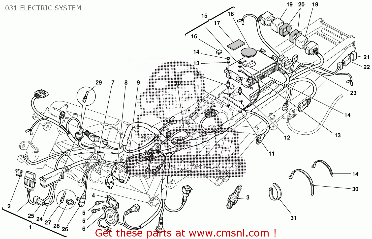 51012451A: Wiring Harness Ducati - buy the 51012451A at CMSNL