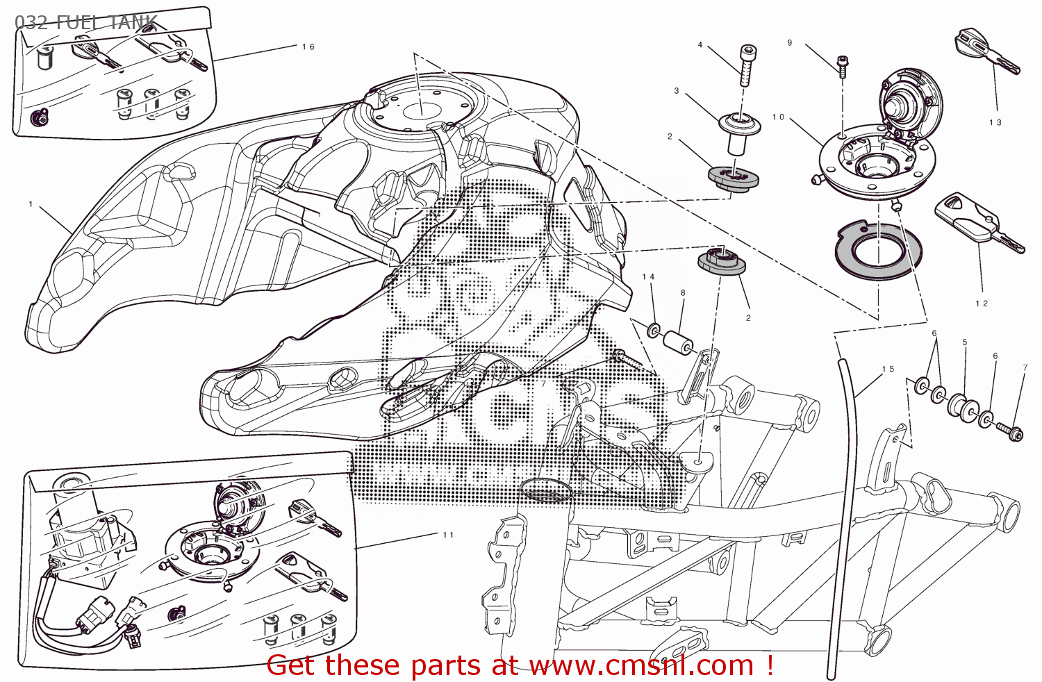 58611902A Fuel Tank Usa Ducati buy the 58611902A at CMSNL