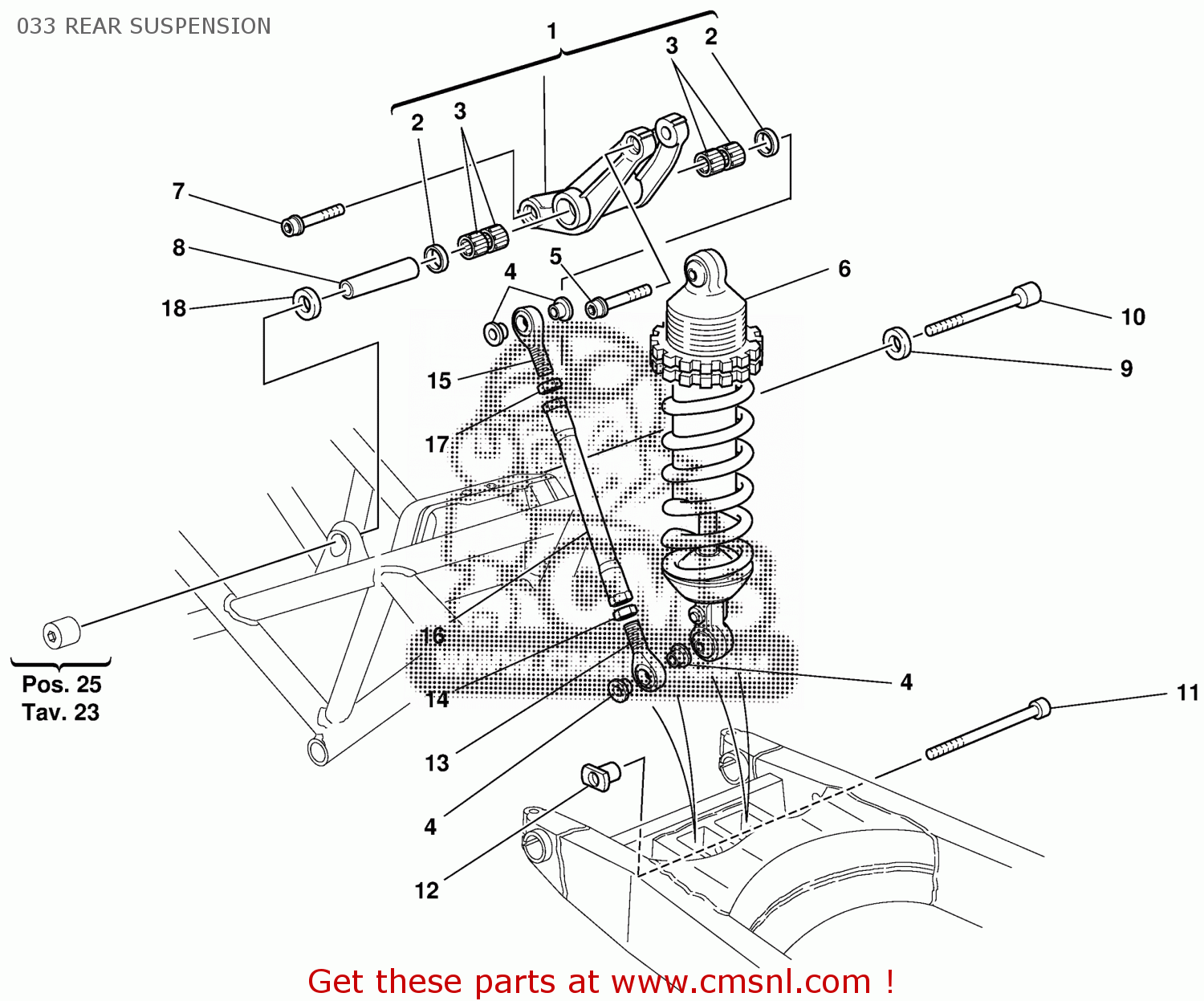 84840271A Ball Joint, Left Ducati buy the 84840271A at CMSNL