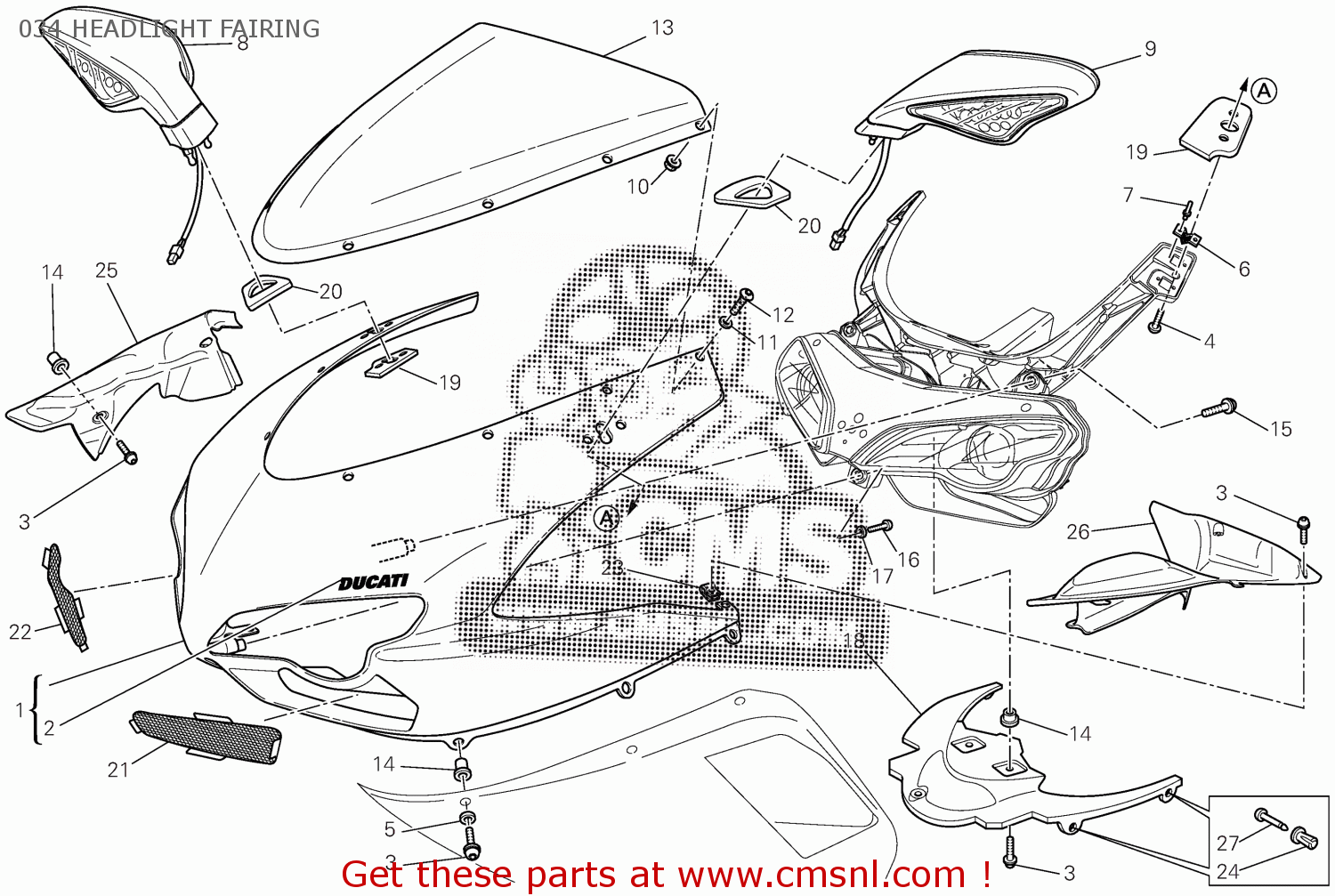48120402AA Cowling Ducati buy the 48120402AA at CMSNL