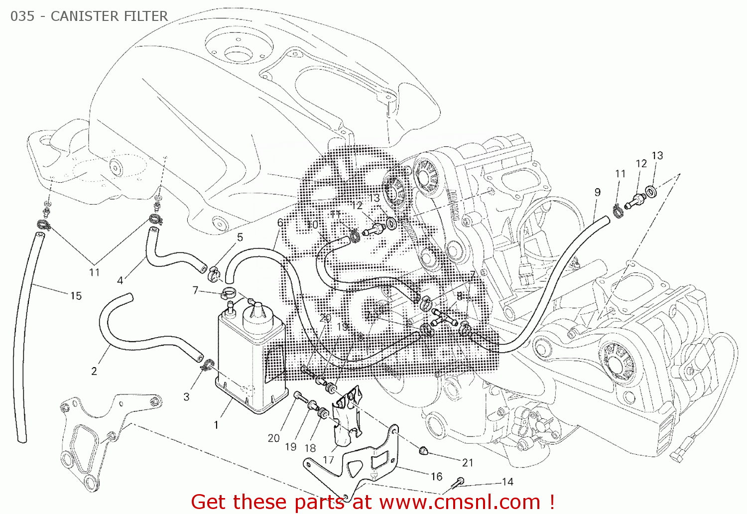 Ducati HOSE 6X13X685 59013511A Ducati HOSE 6X13X685 59013511A