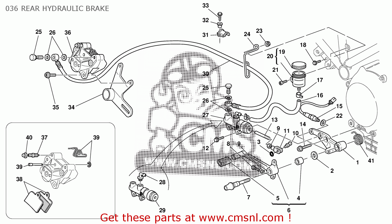 11710252A Brake Control Rod Ducati buy the 11710252A at CMSNL