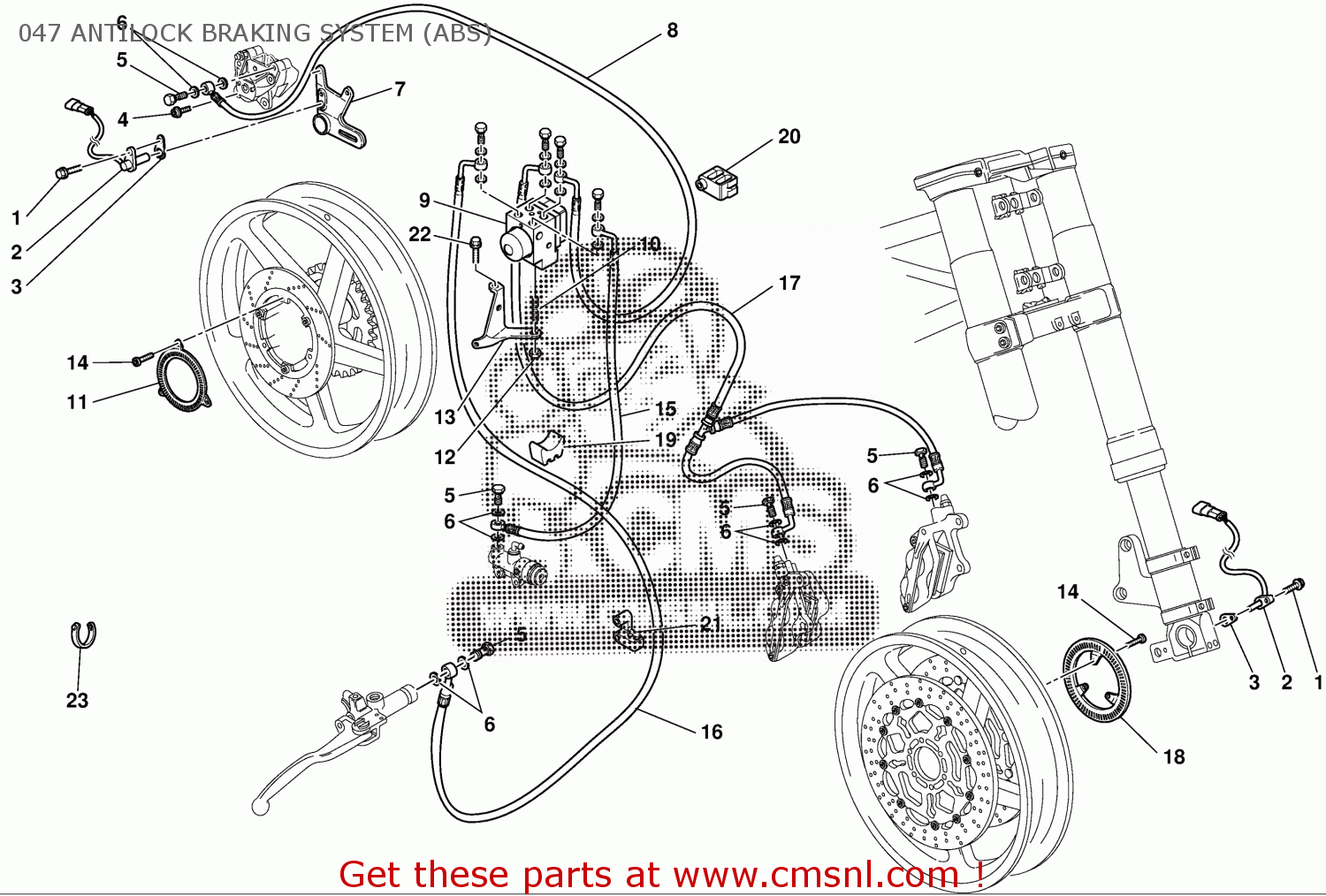 Ducati REAR MASTER CYLINDER-CPU LINE 61840461A Ducati REAR MASTER CYLINDER-CPU LINE 61840461A