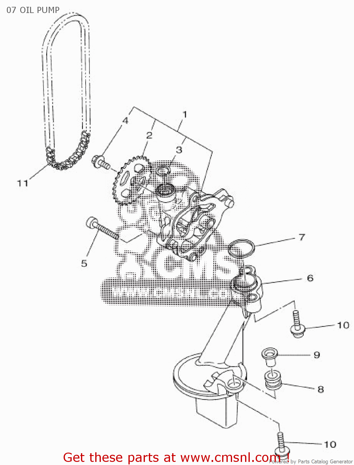 1RC1330000 Oil Pump Assy Yamaha buy the 1RC1330000 at CMSNL