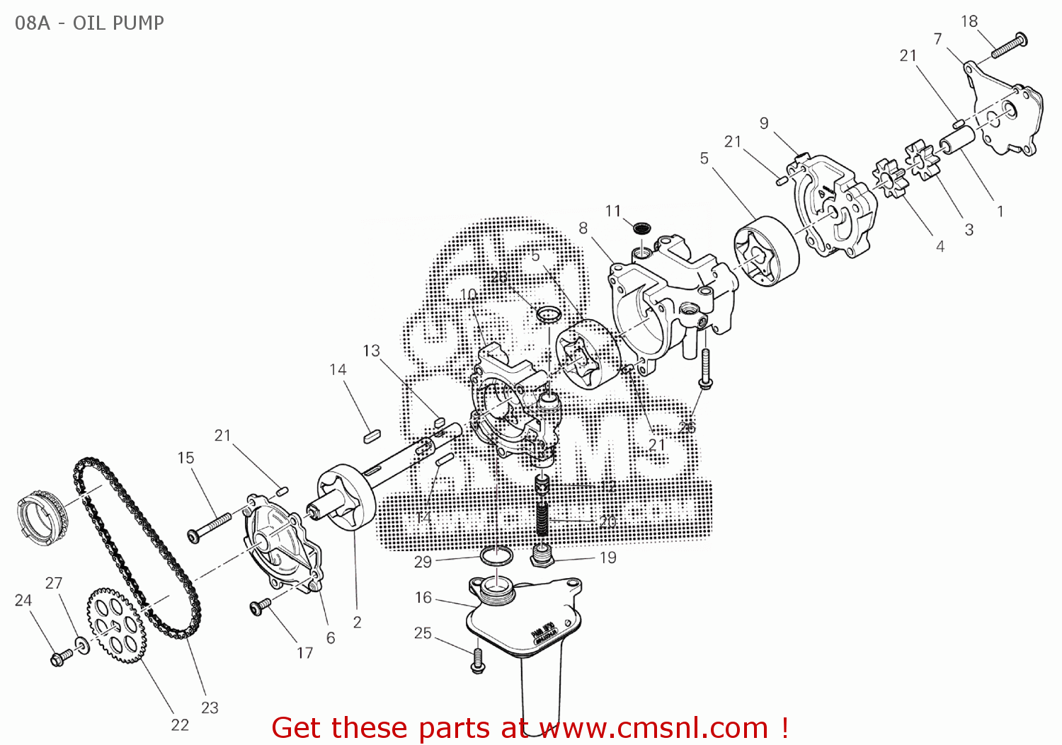 Ducati GEAR, OIL PUMP DRIVE 17410861A Ducati GEAR, OIL PUMP DRIVE 17410861A