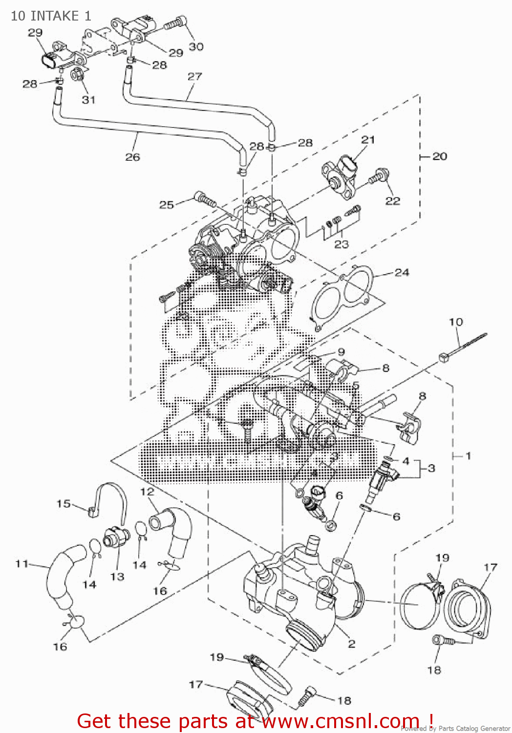 3D81375020: Throttle Body Assy Yamaha - buy the 3D8-13750-20-00 at CMSNL