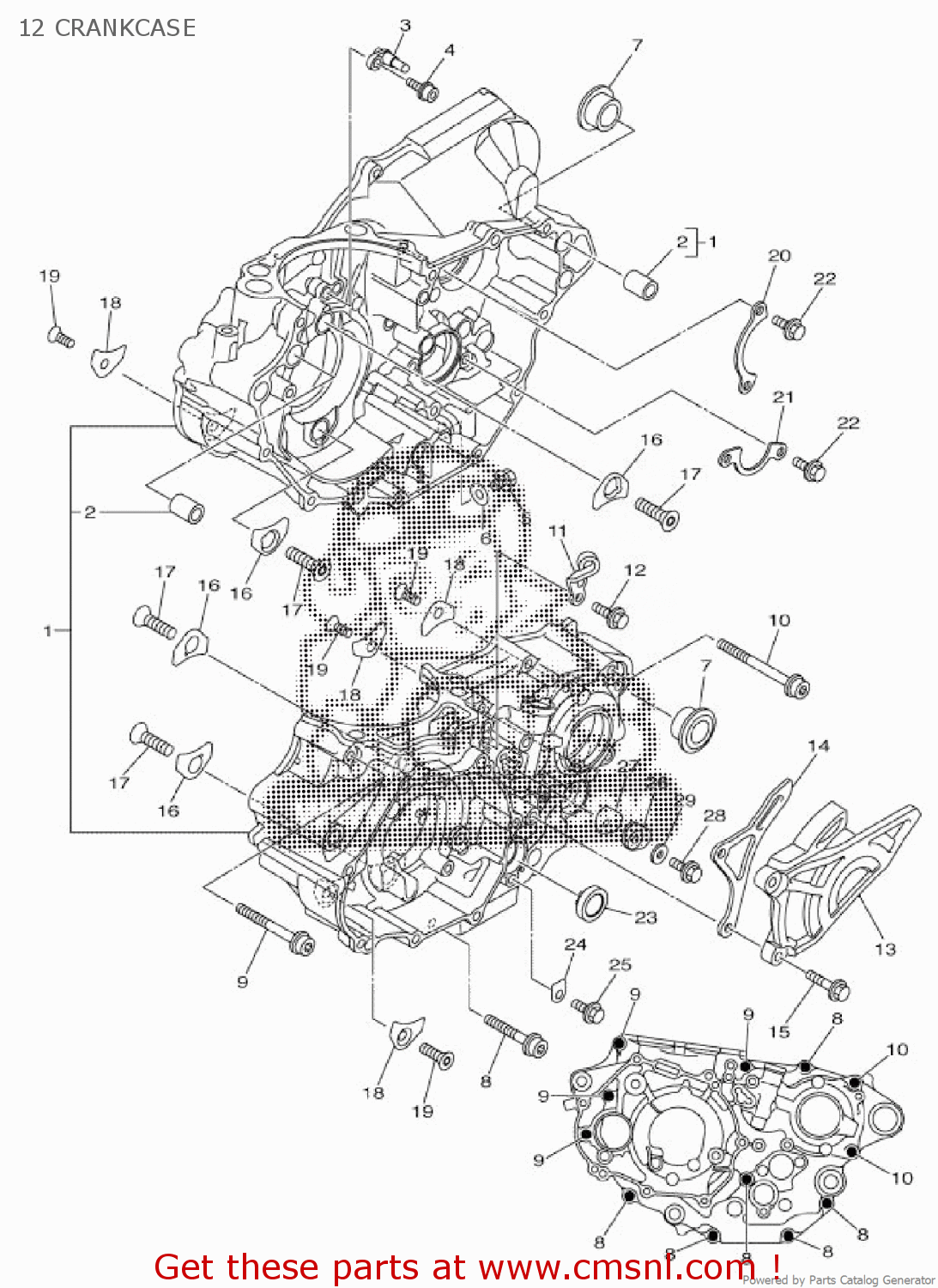 1SL1746600: Guide, Chain Yamaha - buy the 1SL-17466-00 at CMSNL