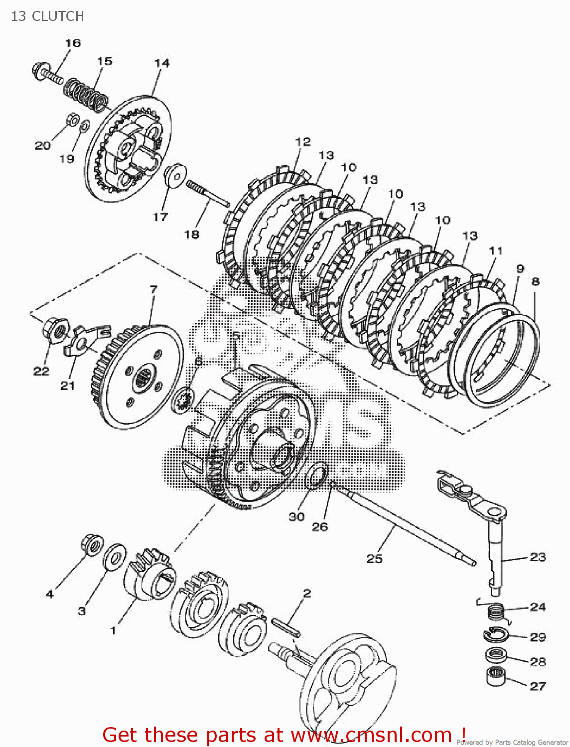 5D7E615010: Primary Driven Gear Comp. Yamaha - buy the 5D7-E6150-10 at ...