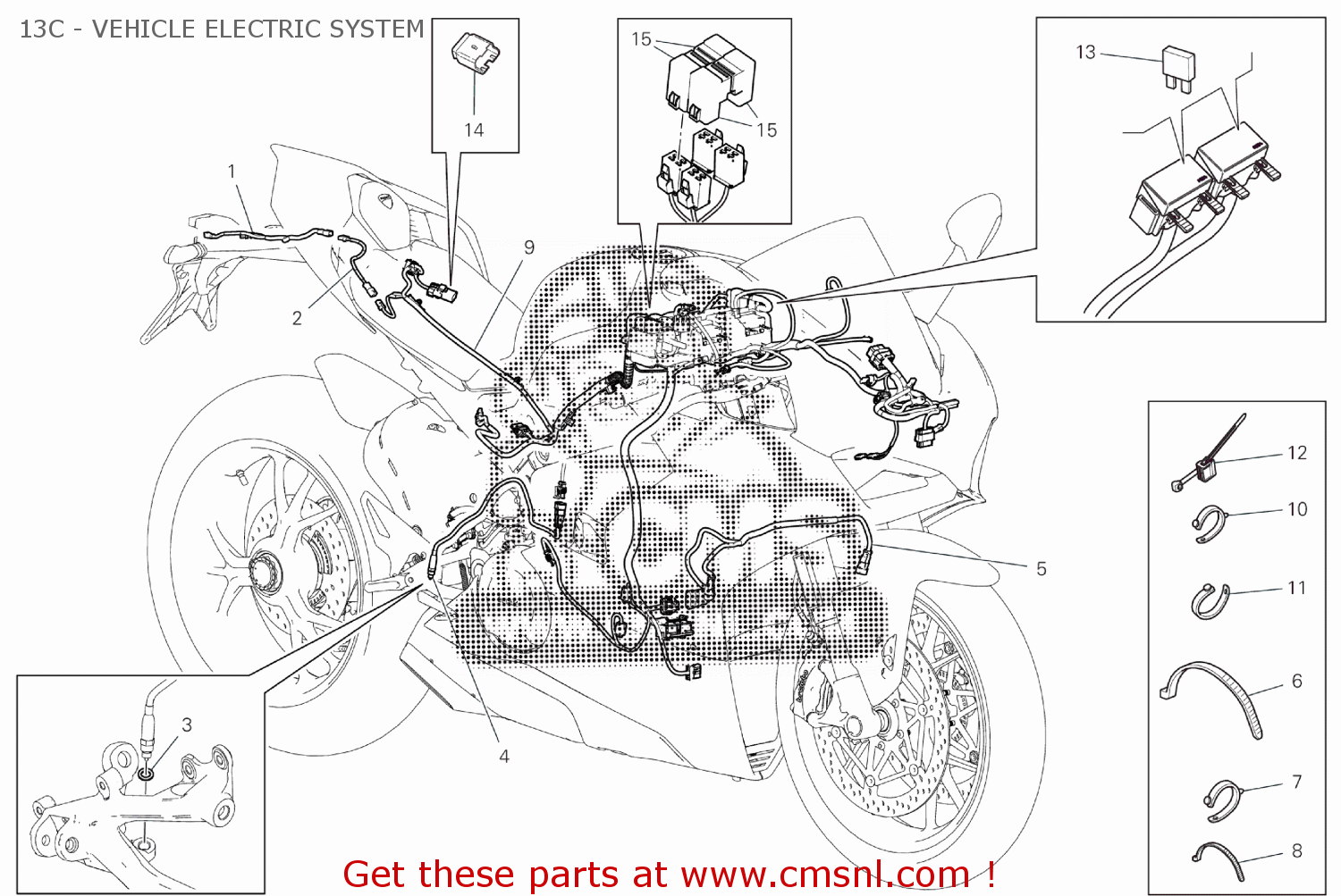 5101C391C: Electric Wiring Ducati - buy the 5101C391C at CMSNL