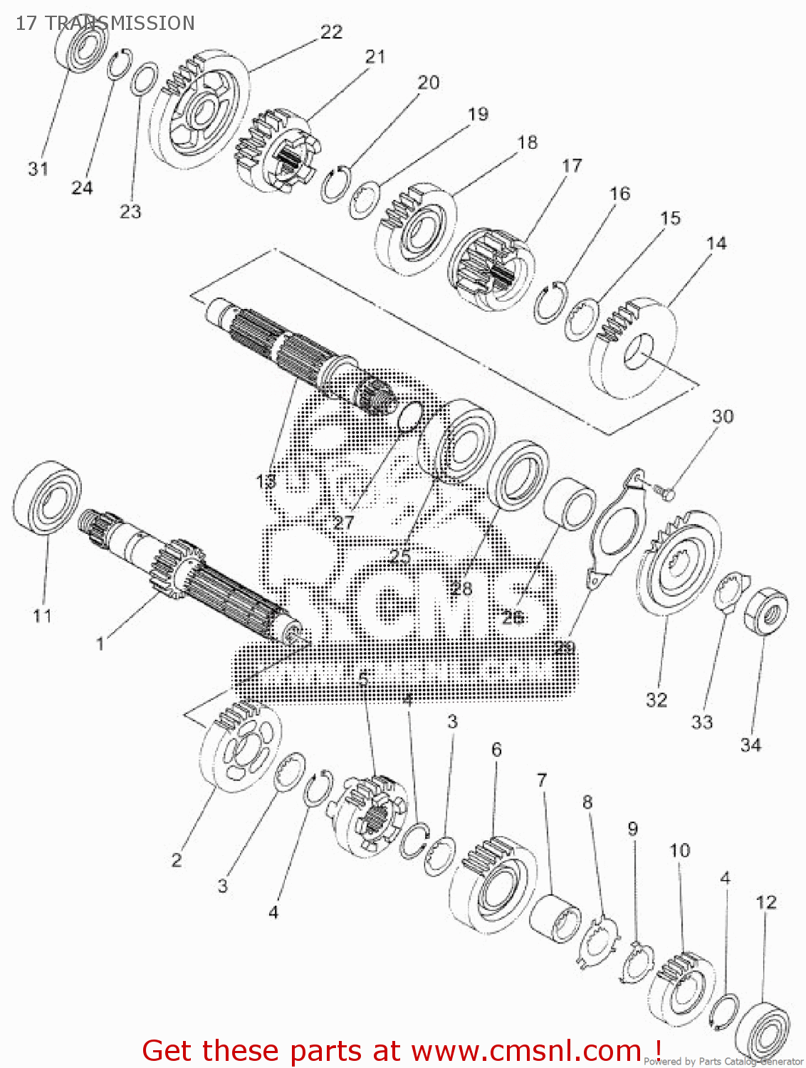 5VKE742010 Drive Axle Assy Yamaha buy the 5VKE742010 at CMSNL
