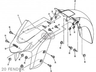 FENDER, FRONT FENDER, FRONT