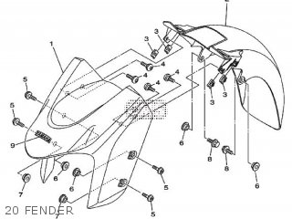 FENDER, FRONT FENDER, FRONT