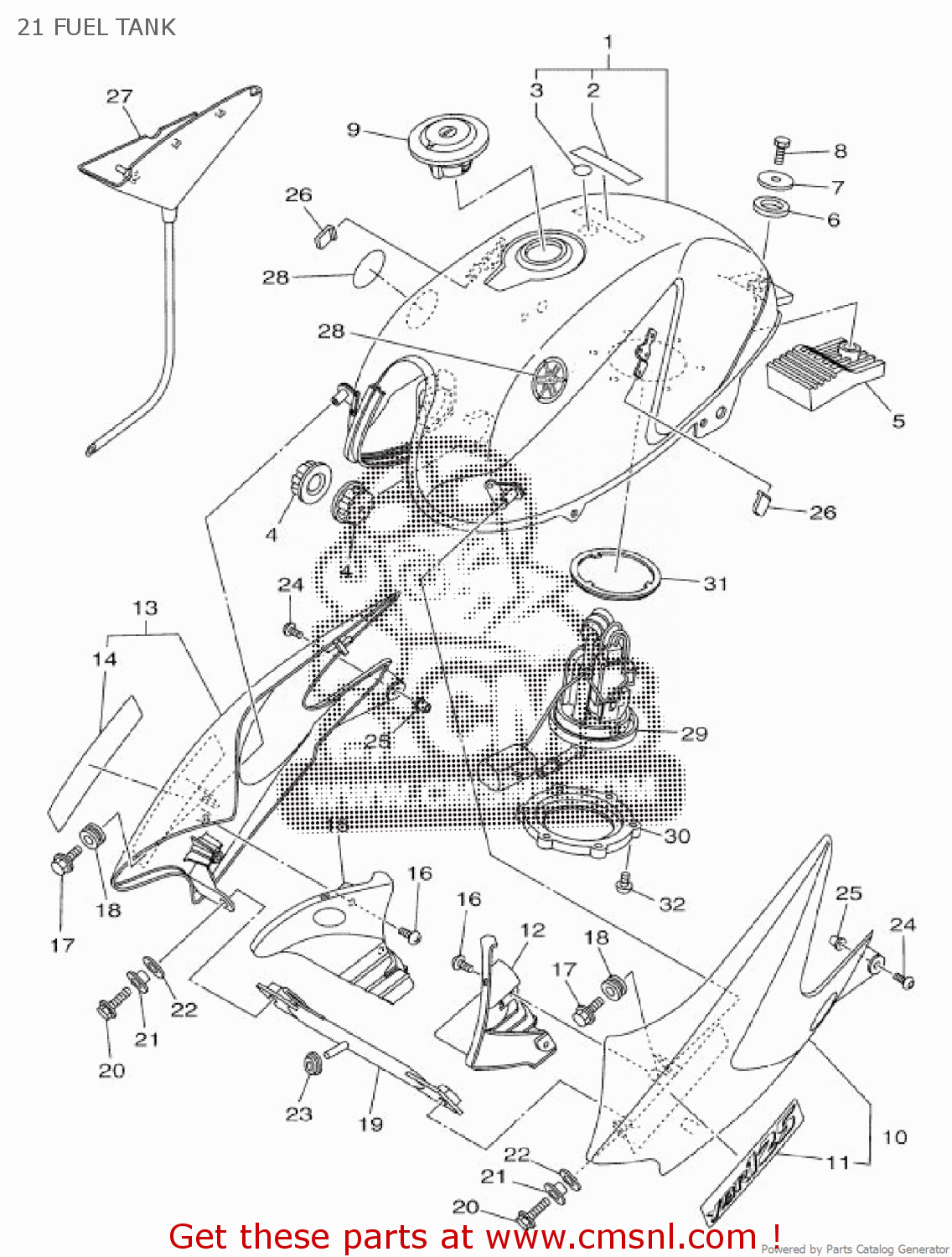 18CF137U00: Guide, Air 1 Yamaha - buy the 18C-F137U-00 at CMSNL