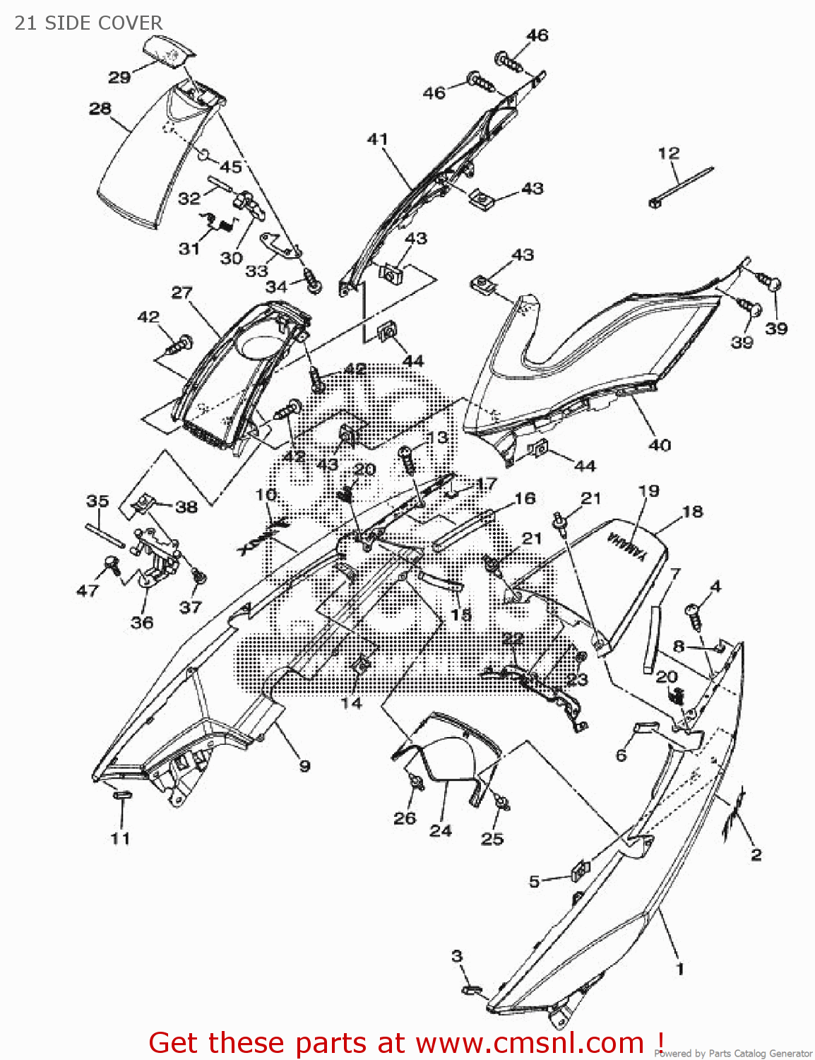 4B52476200 Reinforcement Yamaha buy the 4B52476200 at CMSNL