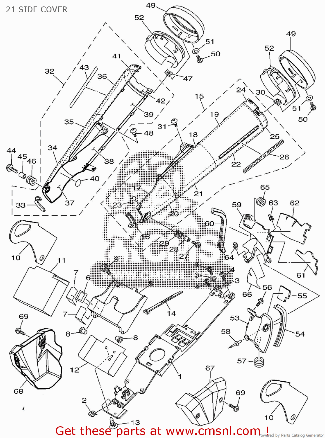 Yamaha DAMPER 1 5YU2834E00 Yamaha DAMPER 1 5YU2834E00