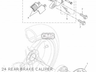 CALIPER ASSY, REAR 1 CALIPER ASSY, REAR 1