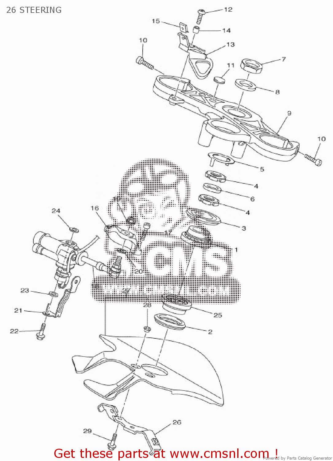 14B2337710 Bracket, Horn Yamaha buy the 14B2337710 at CMSNL