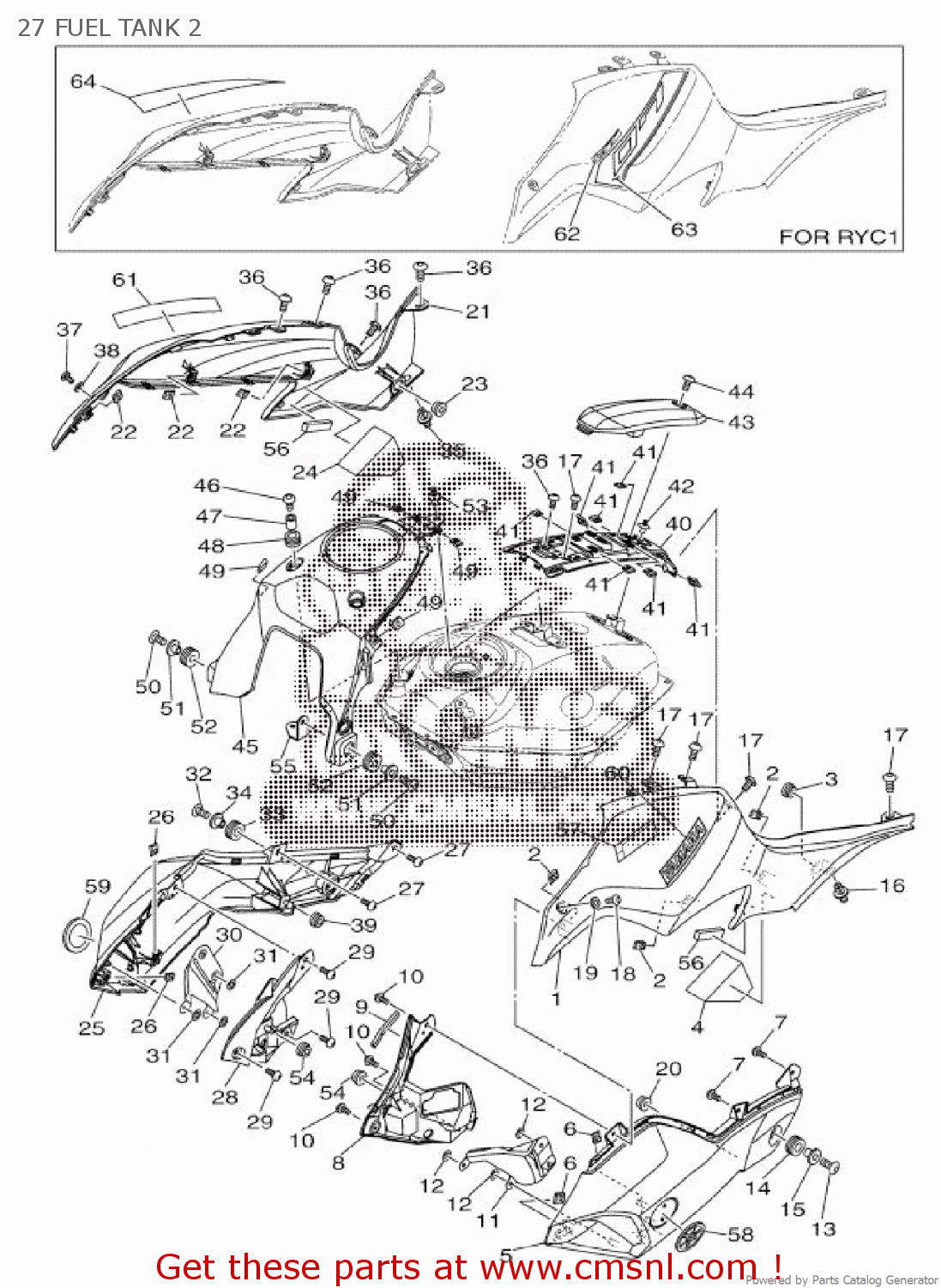 1WS-24129-00-PA ヤマハ純正 カバー サイド 1 SP店 - バイク