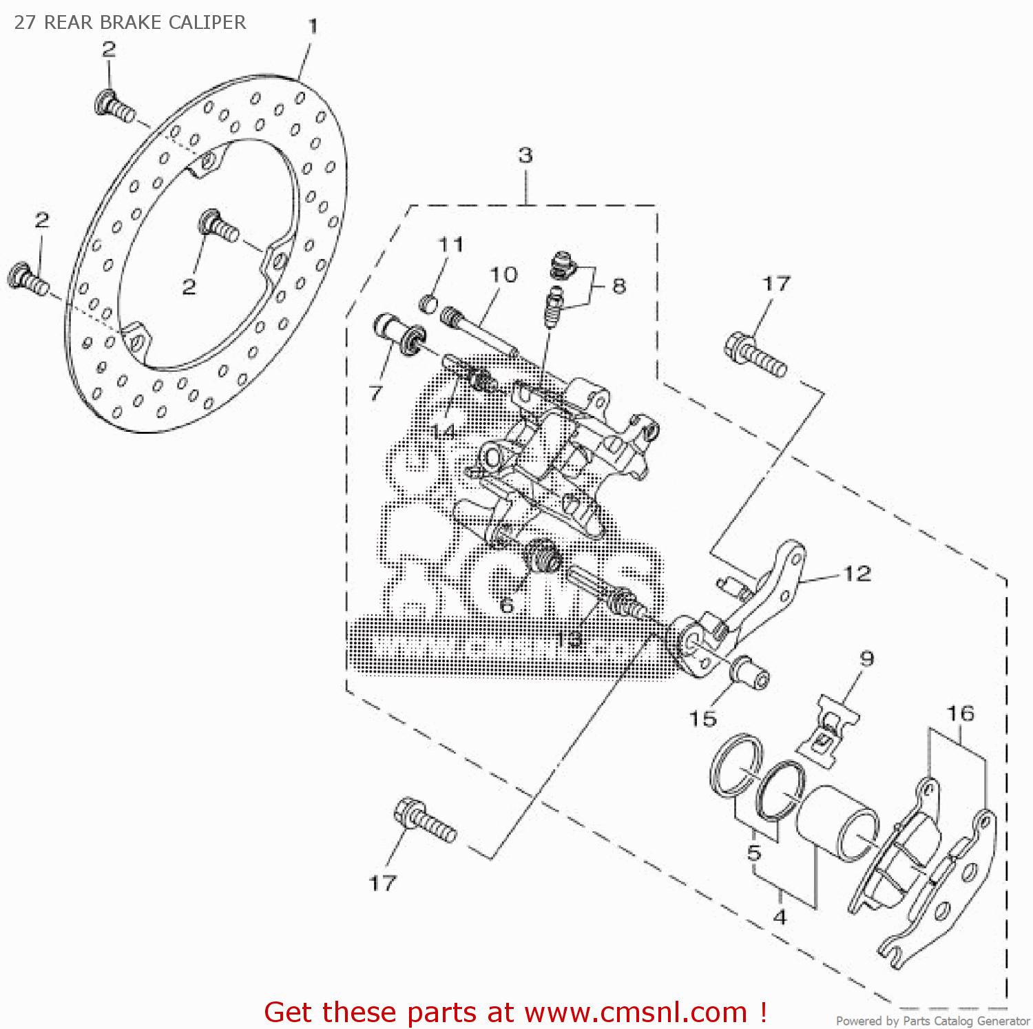 2cmf580600 Brake Pad Kit 2 Nas Yamaha Buy The 2cm F5806 00 00 At Cmsnl