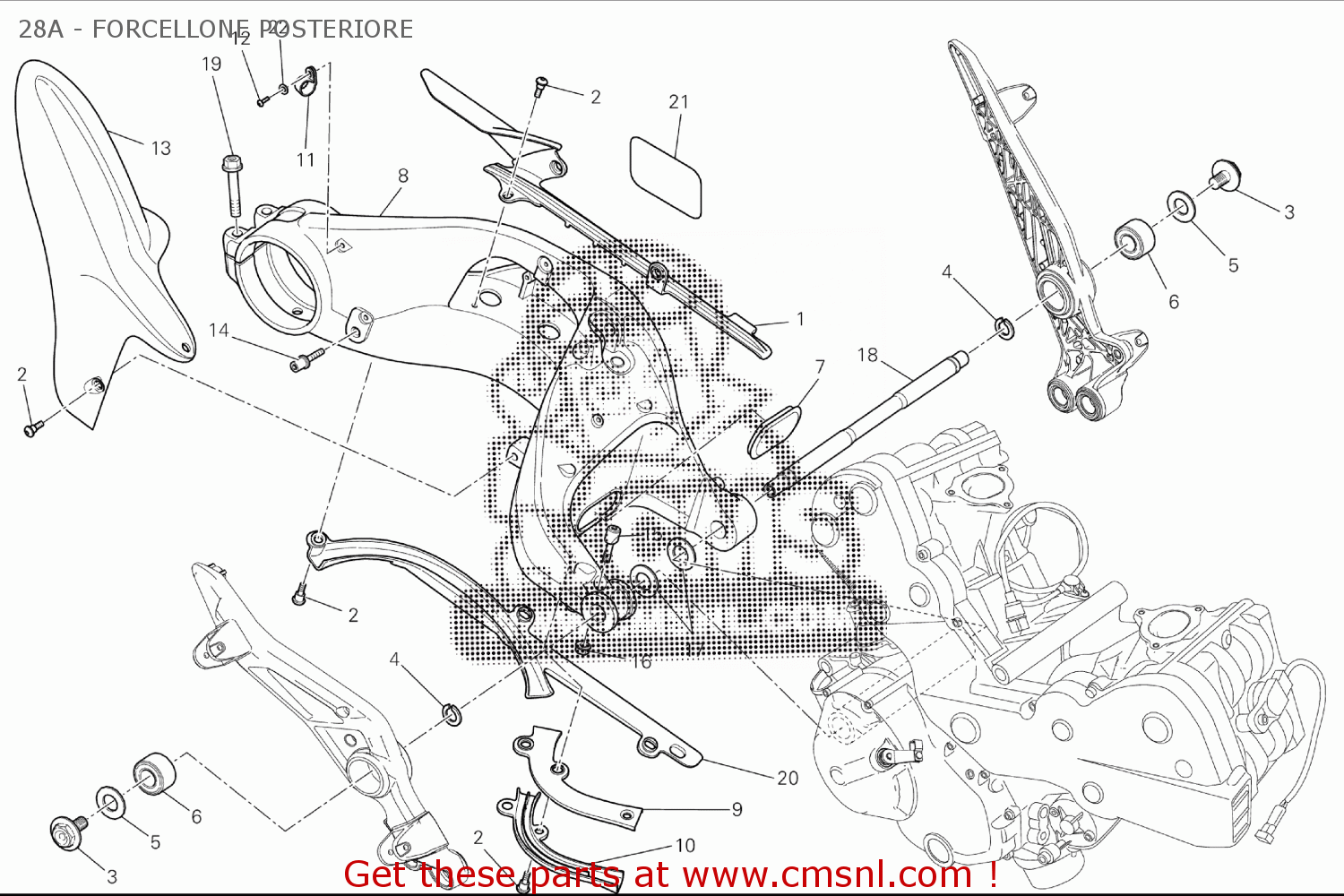 43313802A: Chain Adjustment Sticker Ducati - buy the 43313802A at CMSNL