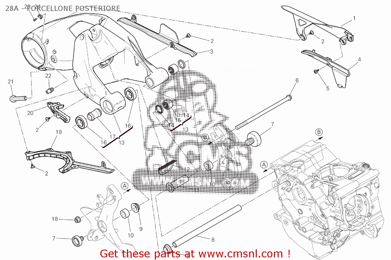 44711661A: Upper Chain Sliding Shoe Ducati - buy the 44711661A at CMSNL