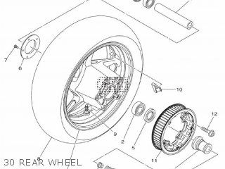 59C253381033: Cast Wheel, Rear Yamaha - buy the 59C-25338-10-33 at CMSNL