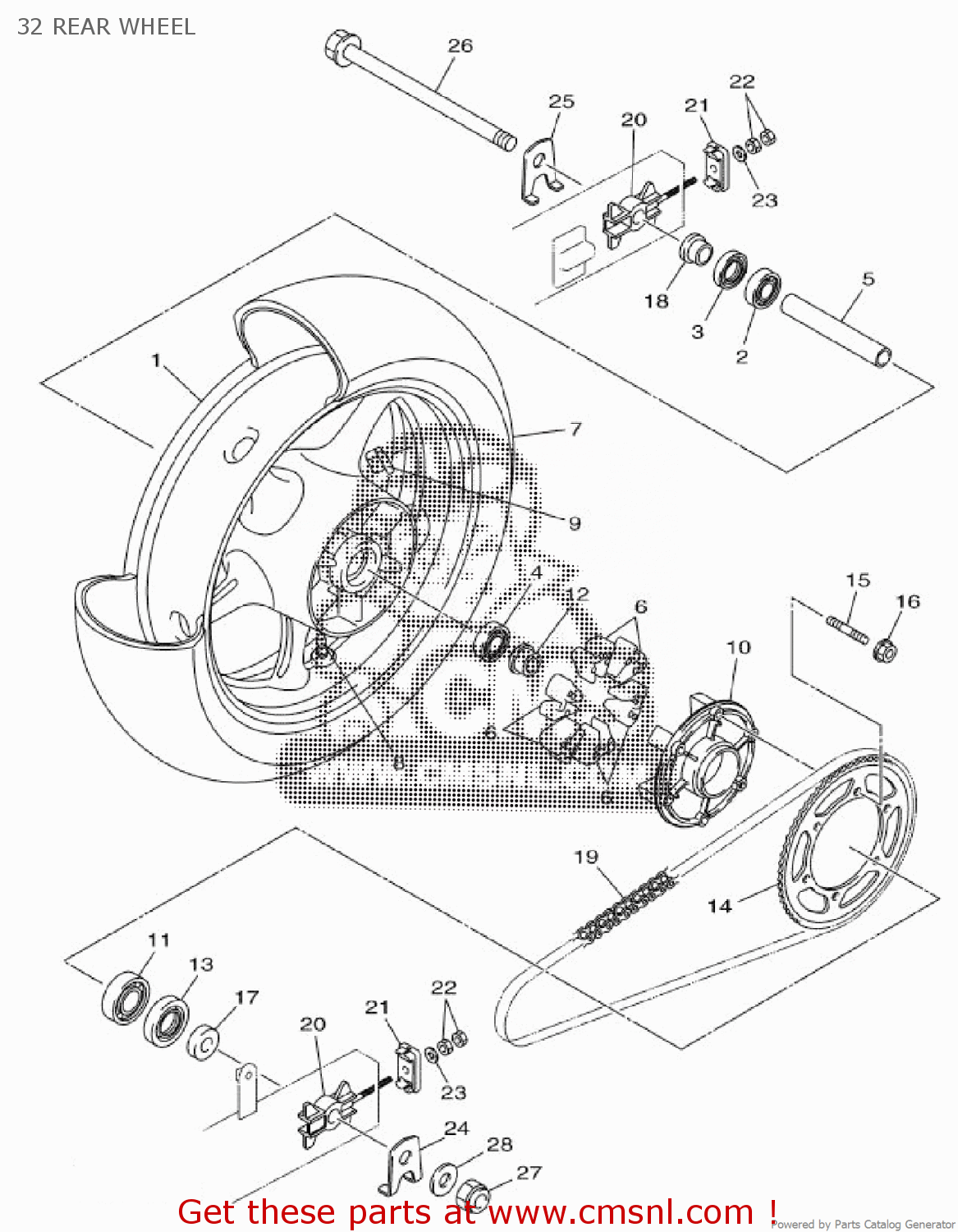 1UF2533A01: Plate, Indicator Yamaha - buy the 1UF-2533A-01 at CMSNL