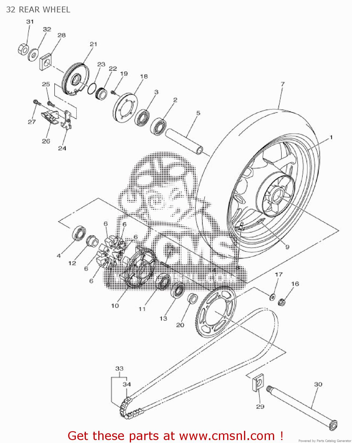 Yamaha COLLAR 9038728015 Yamaha COLLAR 9038728015