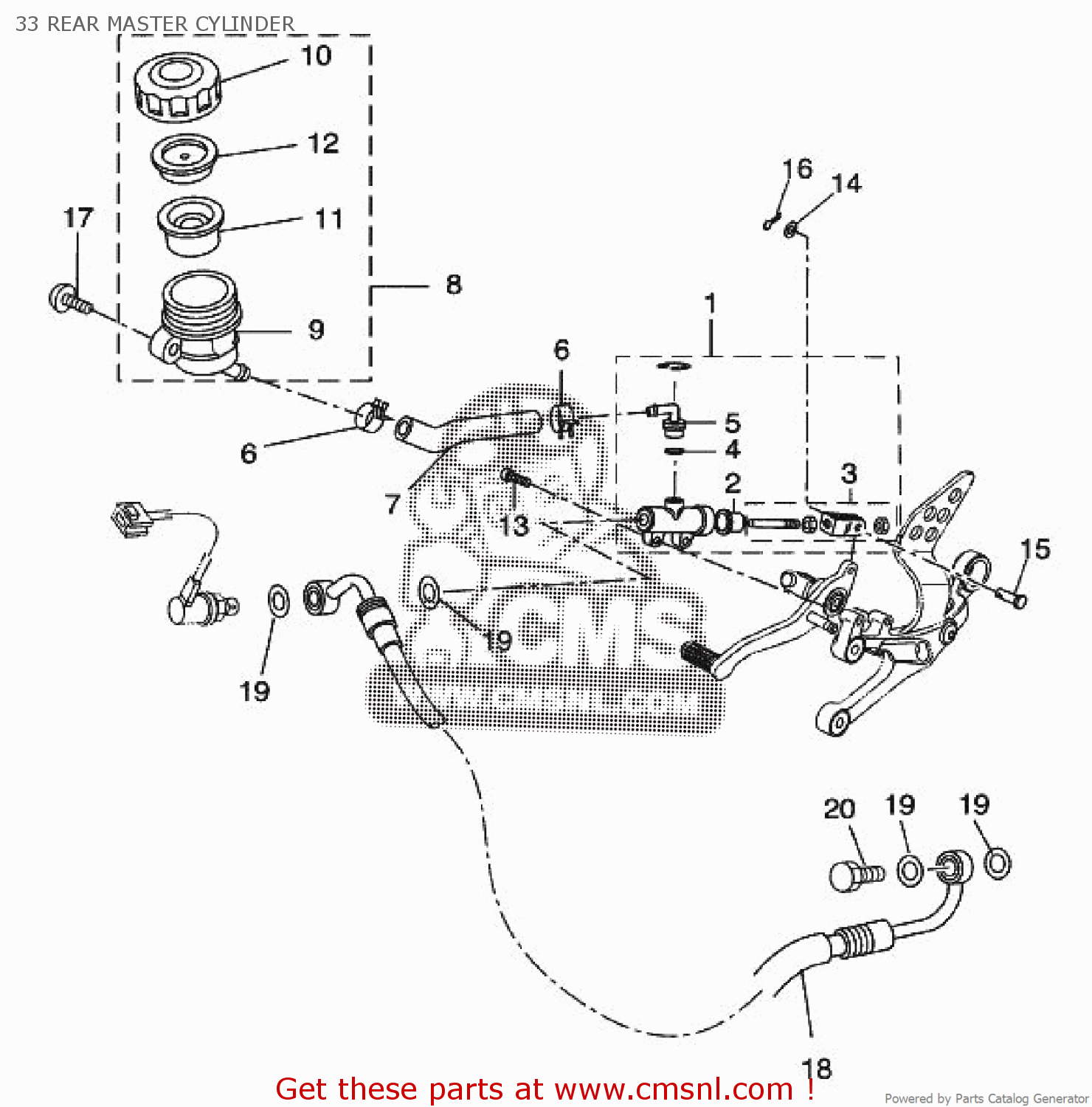 5D7F585400: Diaphragm, Reservoir Yamaha - buy the 5D7-F5854-00 at CMSNL