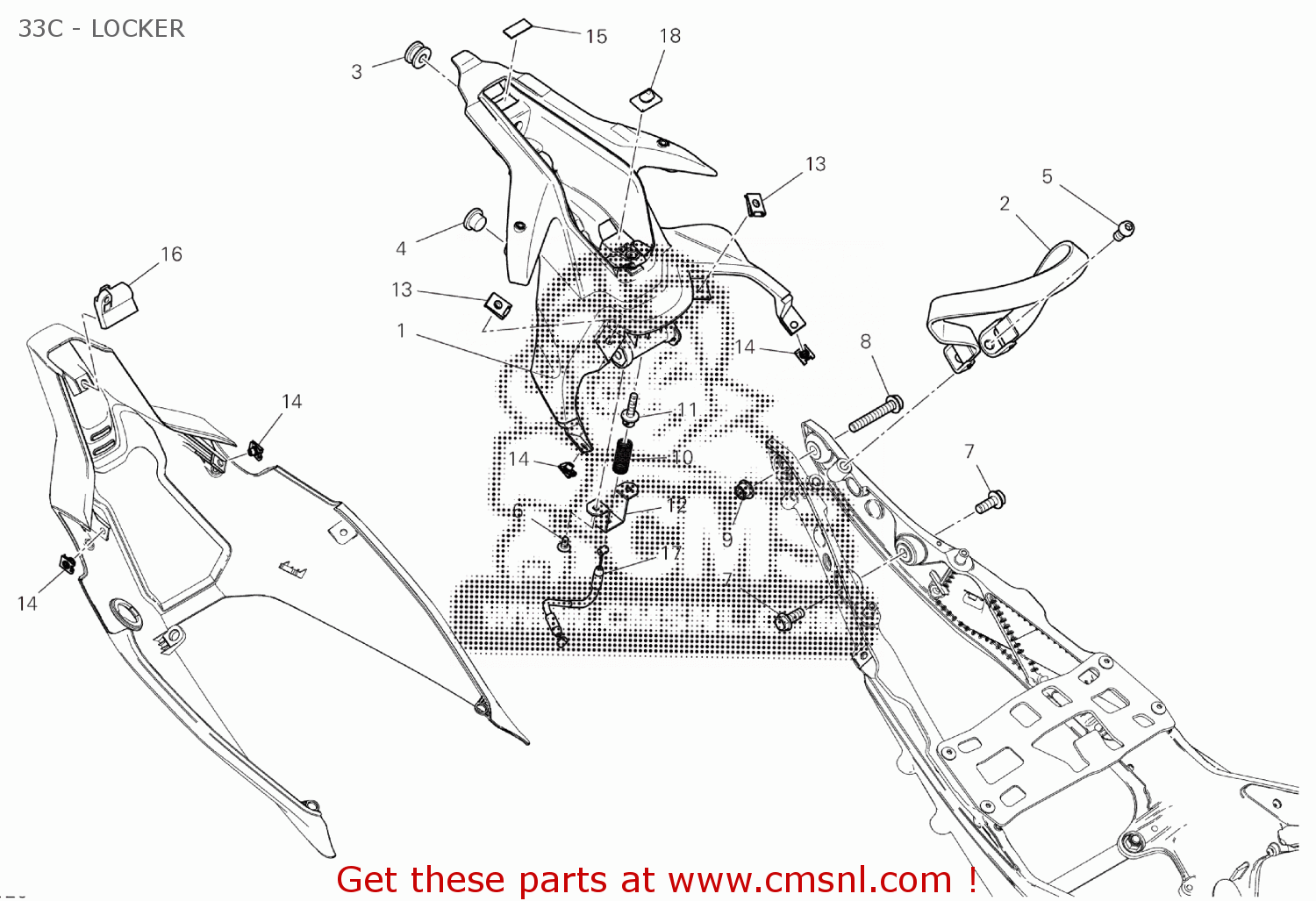 48312051A Locker Ducati buy the 48312051A at CMSNL
