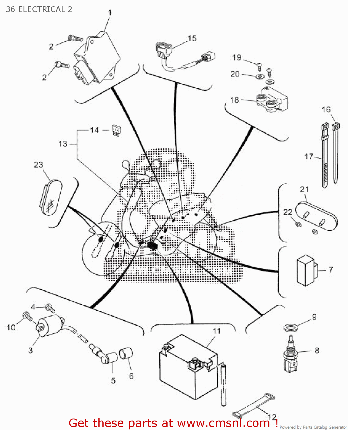 5C3H591A00 Engine Control Unit Assy Yamaha buy the 5C3H591A0000