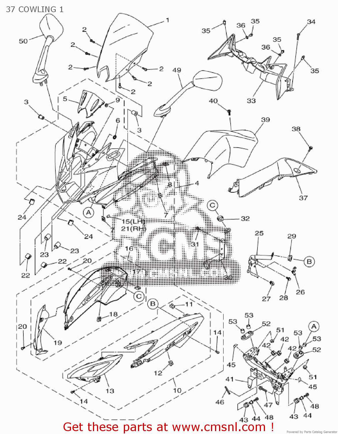 Yamaha STAY 1 36P2835600 Yamaha STAY 1 36P2835600