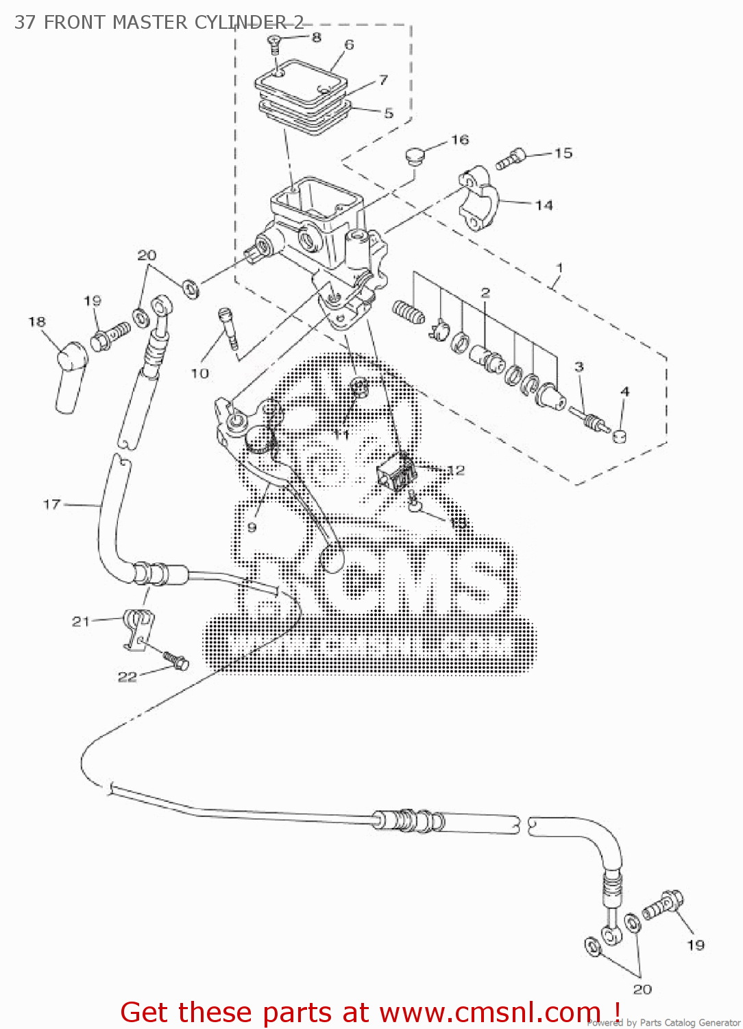 2PD2647000: Hose, Clutch Yamaha - buy the 2PD-26470-00 at CMSNL