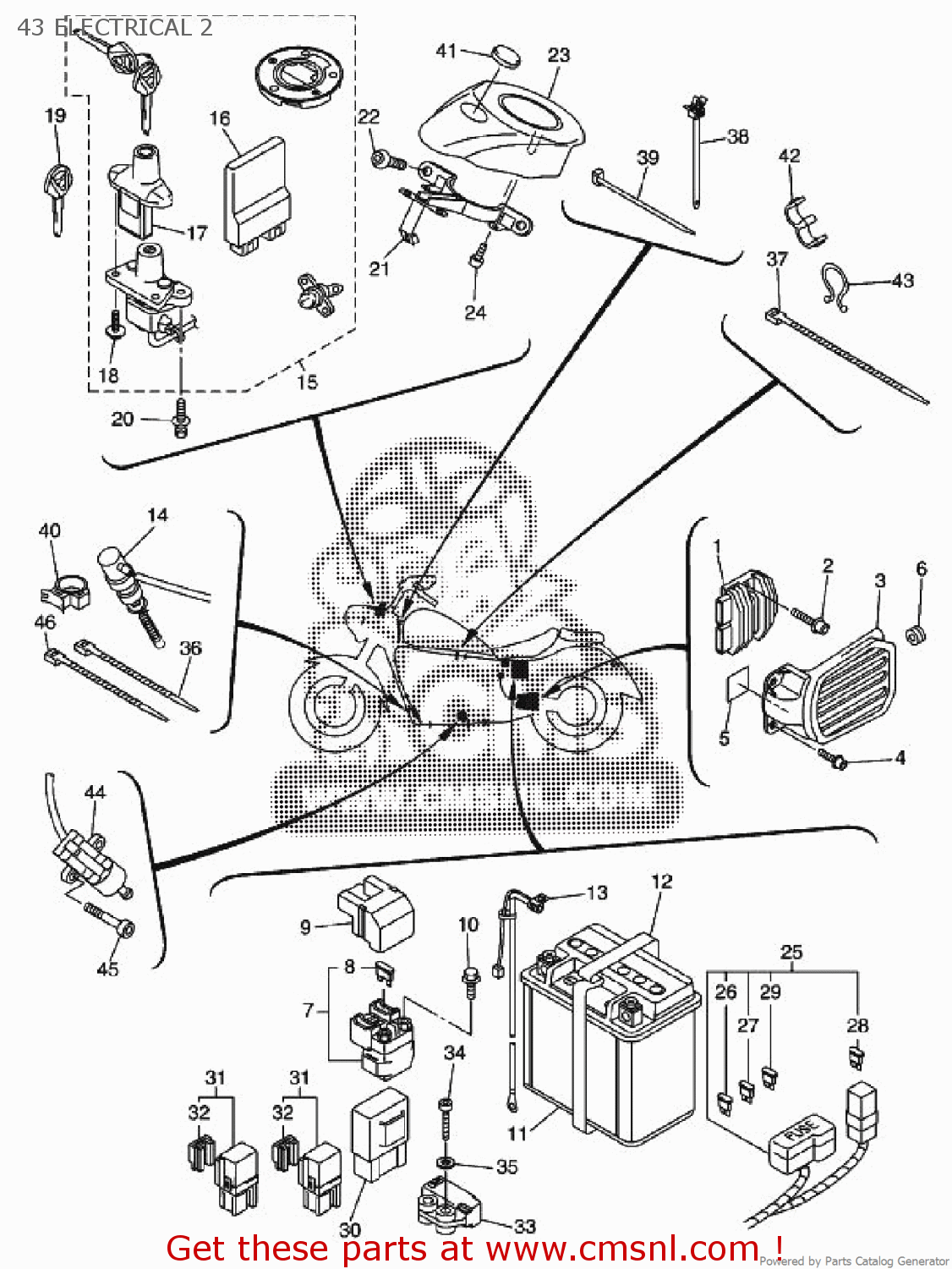 11CW825010: Main Sw. Immobilizer Kit Yamaha - buy the 11C-W8250-10 at CMSNL