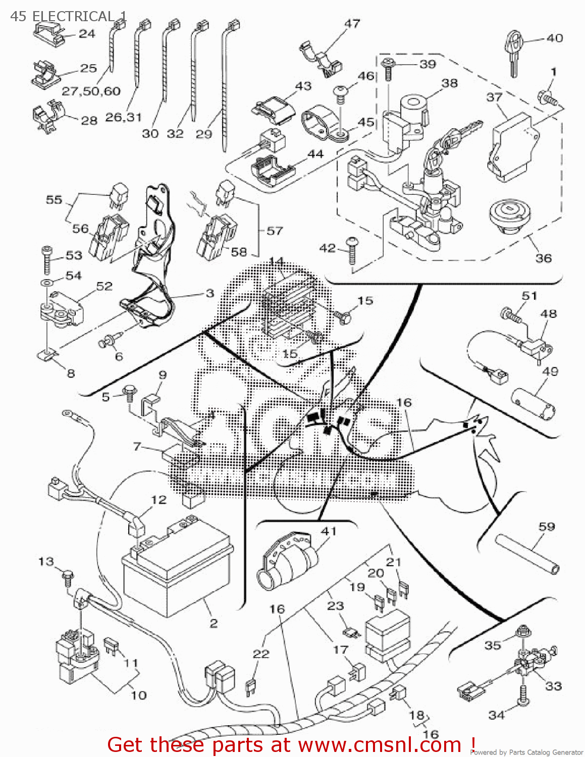 Yamaha SWITCH, SIDE STAND 4B58256600 Yamaha SWITCH, SIDE STAND 4B58256600