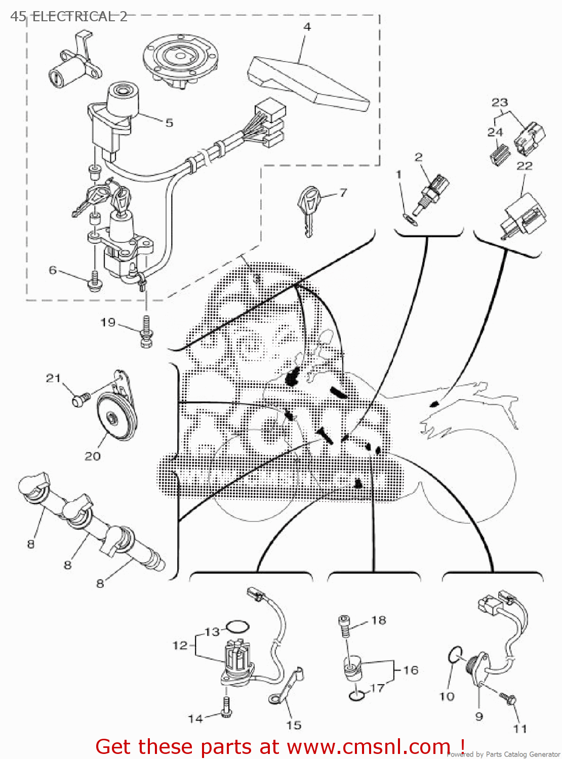 2DR8591A40 Engine Control Unit Assy Yamaha buy the 2DR8591A4000 at CMSNL