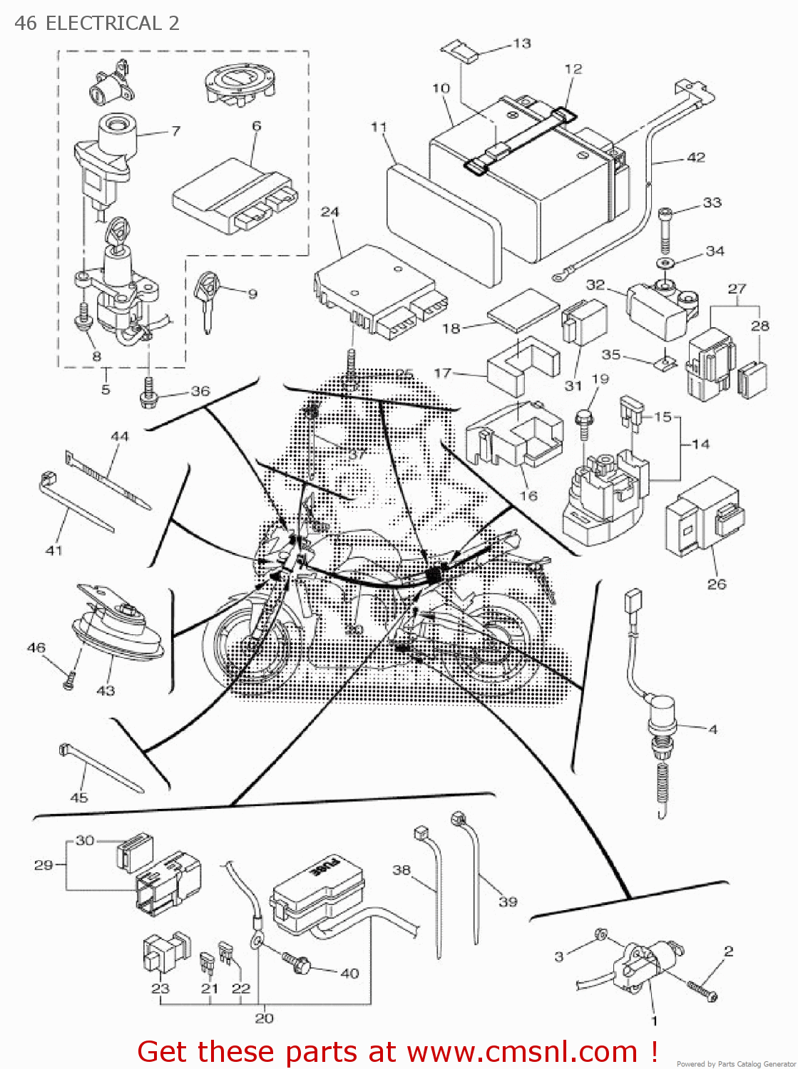39P8591A20 Engine Control Unit Assy Yamaha buy the 39P8591A2000