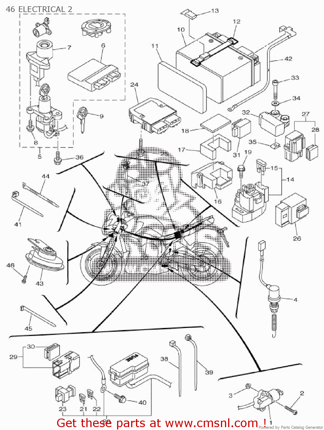 39P8591A40 Engine Control Unit Assy Yamaha buy the 39P8591A40 at CMSNL