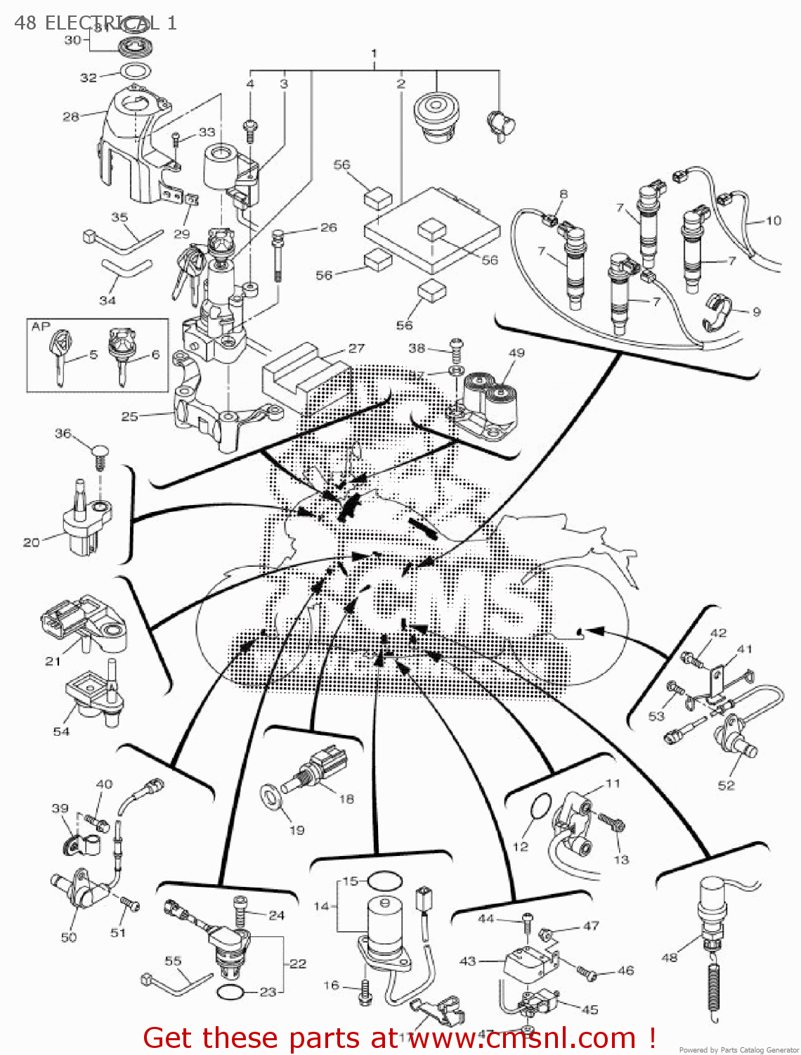 Yamaha MAIN SW. IMMOBILIZER KIT 2S3W825080 Yamaha MAIN SW. IMMOBILIZER KIT 2S3W825080
