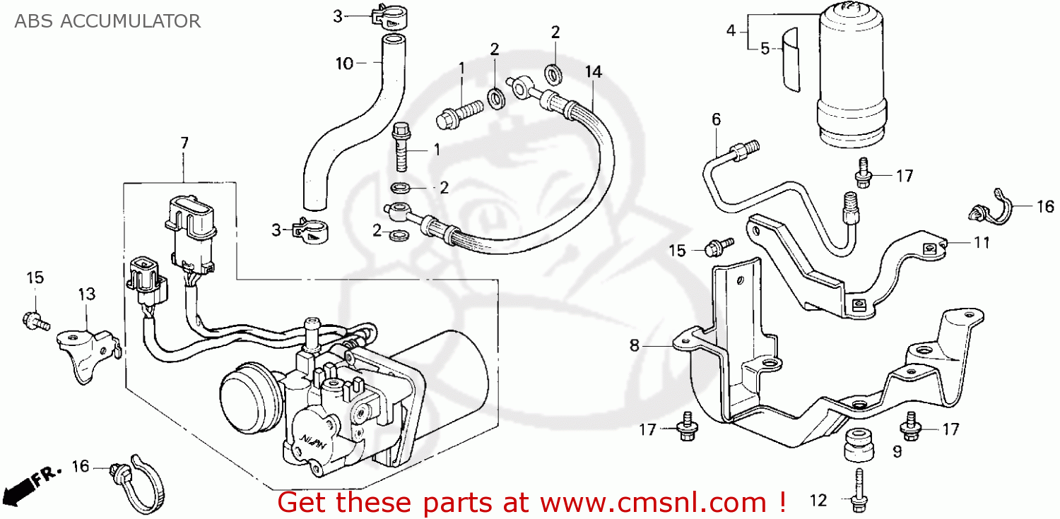 57310SR3023: Pump Assy.,abs Honda - buy the 57310-SR3-023 at CMSNL