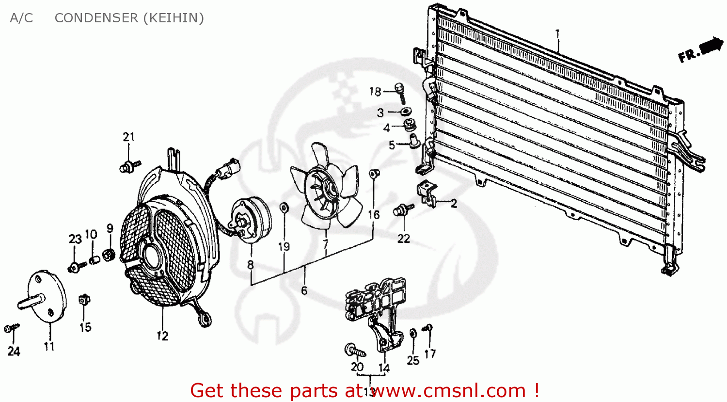 38610SB2023 Fan Assy Cooling Honda buy the 38610SB2023 at CMSNL