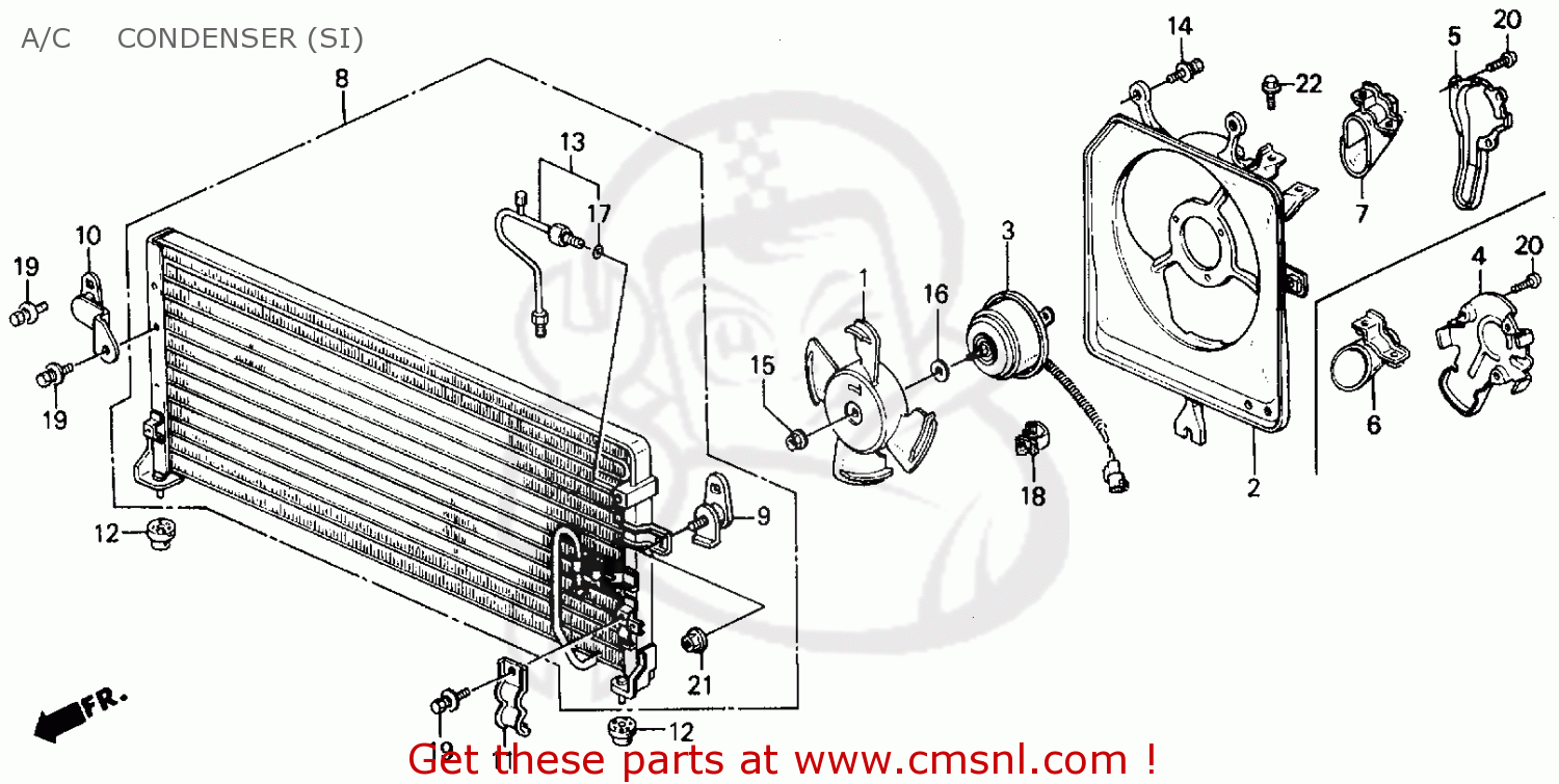 80107SF1000 Mount A,condenser Honda buy the 80107SF1000 at CMSNL