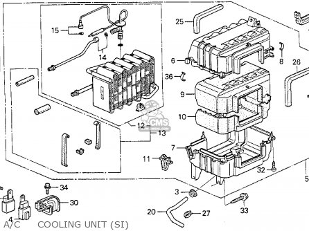 80450SF1N91: Control Unit,comp Honda - buy the 80450-SF1-N91 at CMSNL