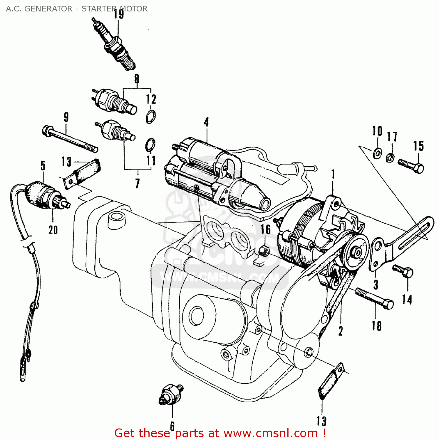 31110611030 Belt, A.c. Generator Honda buy the 31110611030 at CMSNL