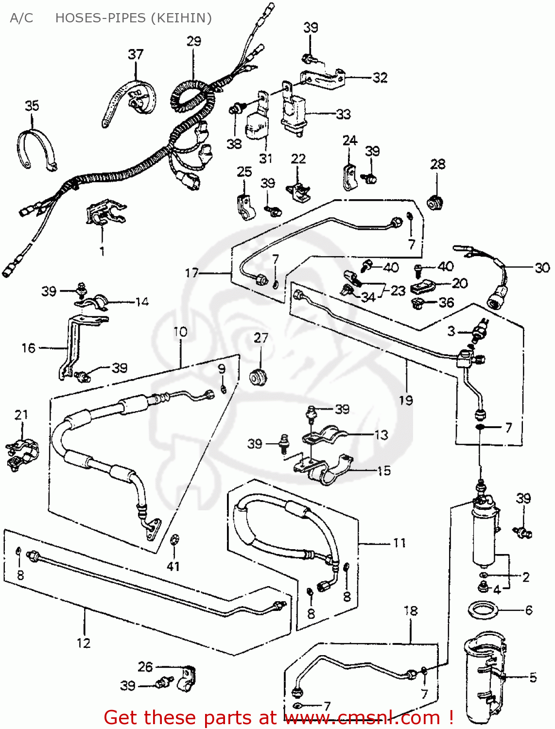 38672SA5941: Pipe, Discharge Honda - buy the 38672-SA5-941 at CMSNL