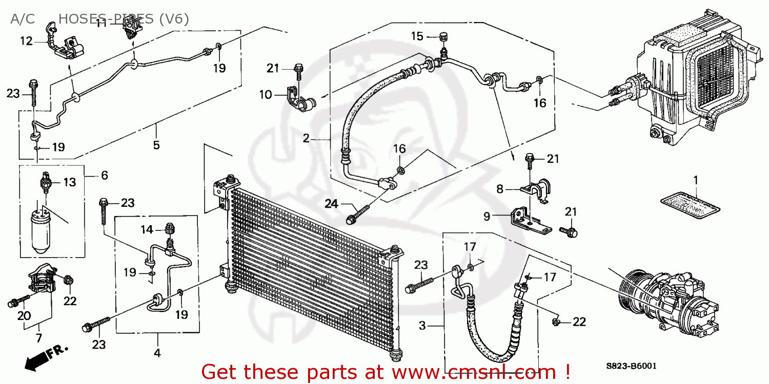 80341s87a01: Pipe Comp,receive Honda - Buy The 80341-s87-a01 At Cmsnl