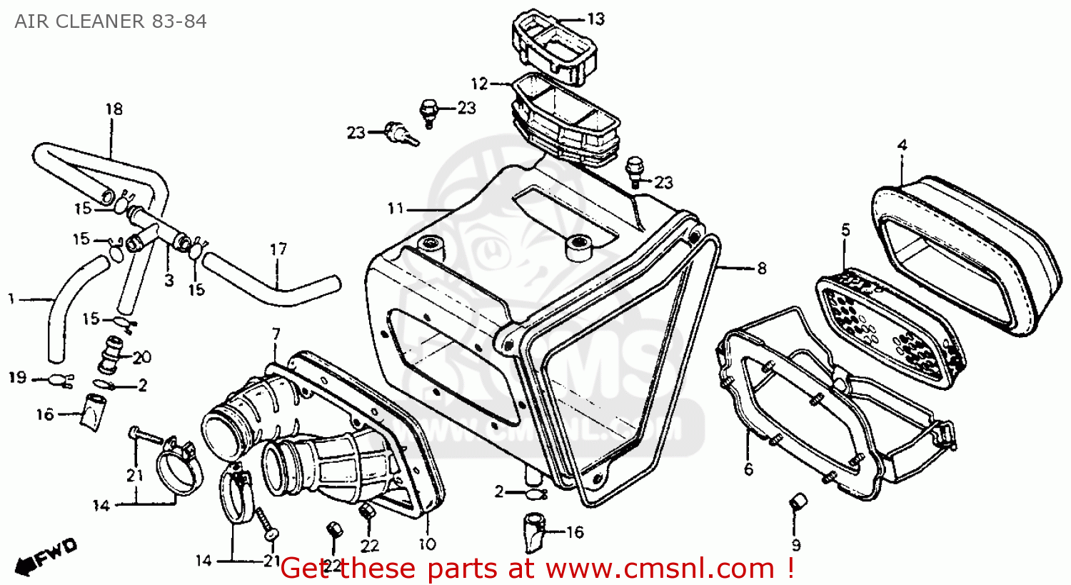 17373KF0000 Tube A,breather Honda buy the 17373KF0000 at CMSNL
