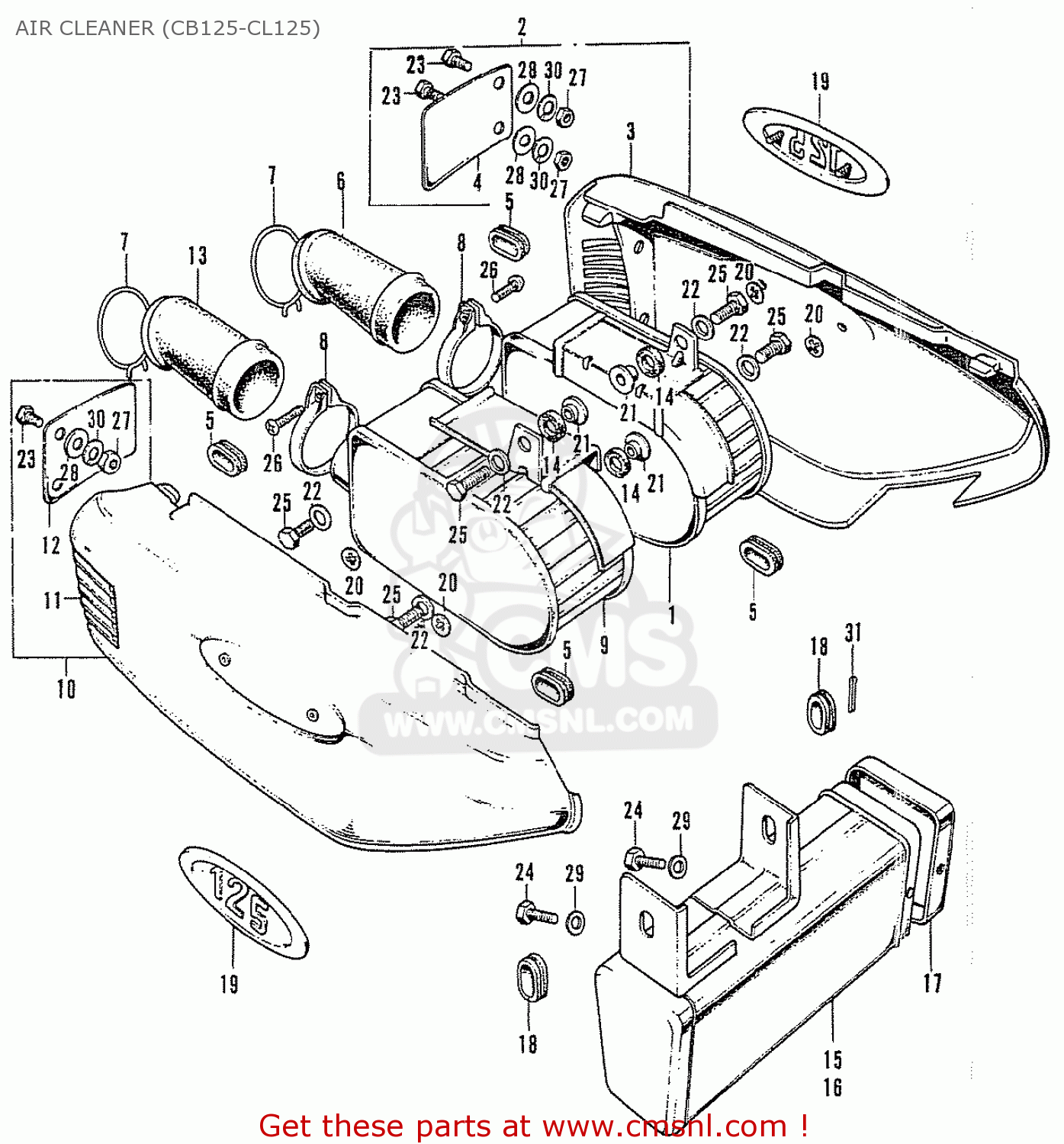 17230306000CM Cover,r.cleaner Honda buy the 17230306000CM at CMSNL
